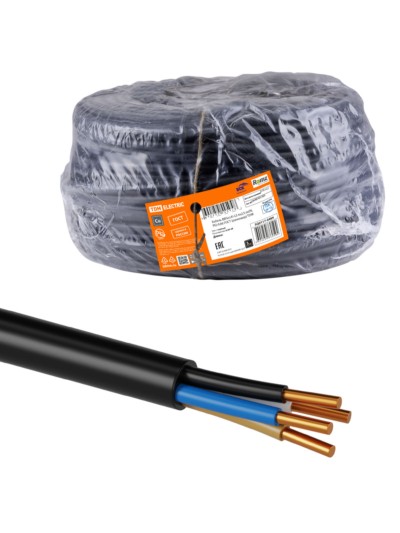 Кабель ВВГнг(А)-LS 4х2,5 ок(N)-0,66 ГОСТ (разномер) TDM