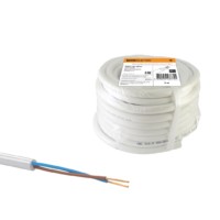 Провод ПВС 2х0,75 ГОСТ (5м), белый TDM