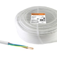 Провод ПВС 3х1,5 ГОСТ (100м), белый TDM