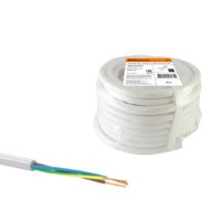 Провод ПВС 3х4 ГОСТ (10м), белый TDM
