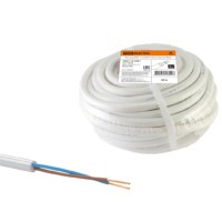 Провод ПВС 2х4 ГОСТ (20м), белый TDM