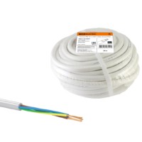 Провод ПВС 4х1,5 ГОСТ (20м), белый TDM