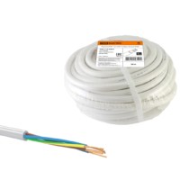 Провод ПВС 5х1 ГОСТ (20м), белый TDM