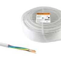 Провод ПВС 5х1 ГОСТ (50м), белый TDM