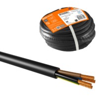 Провод ПВС 4х0,75 ГОСТ (5м), черный TDM