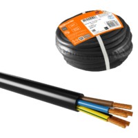 Провод ПВС 5х0,75 ГОСТ (5м), черный TDM