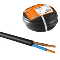 Провод ПВС 2х6 ГОСТ (10м), черный TDM