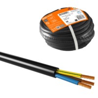 Провод ПВС 3х4 ГОСТ (10м), черный TDM