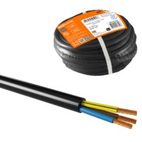 Провод ПВС 3х6 ГОСТ (10м), черный TDM