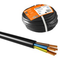 Провод ПВС 5х2,5 ГОСТ (10м), черный TDM