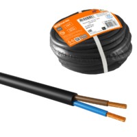 Провод ПВС 2х4 ГОСТ (20м), черный TDM