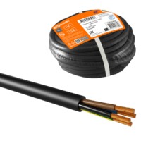 Провод ПВС 4х1 ГОСТ (20м), черный TDM