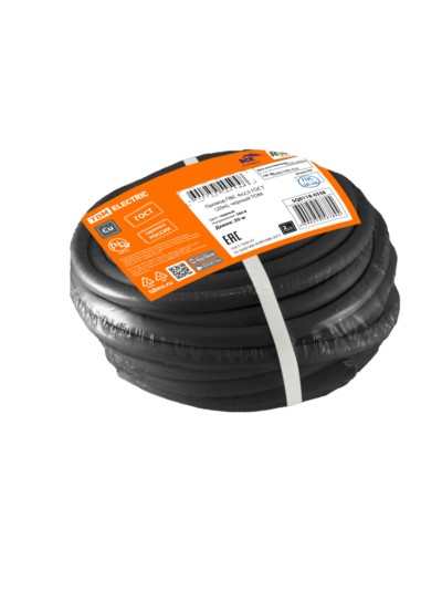 Провод ПВС 4х2,5 ГОСТ (20м), черный TDM — изображение 3