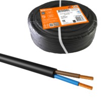 Провод ПВС 2х4 ГОСТ (50м), черный TDM