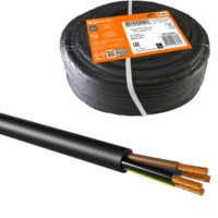 Провод ПВС 4х2,5 ГОСТ (50м), черный TDM