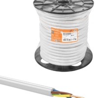 Провод ПВС 3х6 ГОСТ на катушке (50м), белый TDM