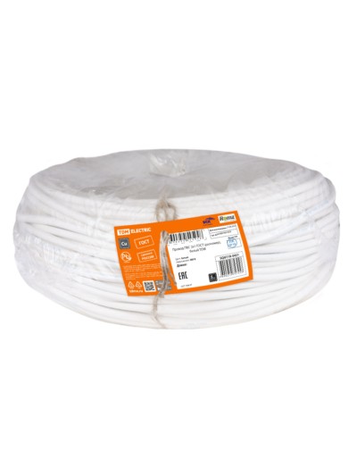 Провод ПВС 2х1 ГОСТ (разномер), белый TDM — изображение 3