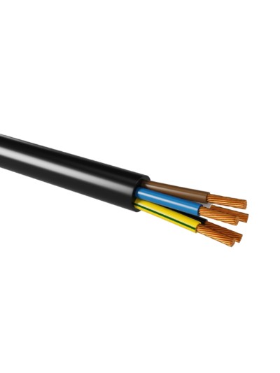 Провод ПВС 5х2,5 ГОСТ (разномер), черный TDM — изображение 2