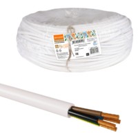 Провод ПВСмб 4х1,5 (разномер), белый Народный