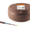 Провод ПВС 2х1 ГОСТ (10м), коричневый “ЭКО” TDM