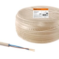 Провод ПВС 2х2,5 ГОСТ (10м), бежевый “ЭКО” TDM