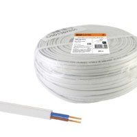 Шнур ШВВП 2х0,75 ГОСТ (200м), белый TDM