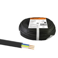 Шнур ШВВП 3х0,75 ГОСТ (50м), черный TDM