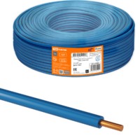 Провод ПуВнг(А)-LS 1х16,0 ГОСТ (100м), синий TDM