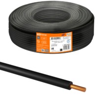 Провод ПуВнг(А)-LS 1х2,5 ГОСТ (100м), черный TDM