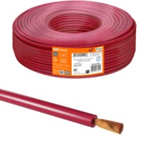 Провод ПуГВнг(А)-LS 1х10,0 ГОСТ (200м), красный TDM