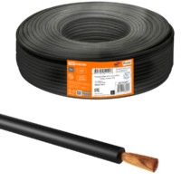 Провод ПуГВнг(А)-LS 1х10,0 ГОСТ (100м), черный TDM
