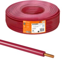 Провод ПуВ 1х1,0 ГОСТ (100м), красный TDM