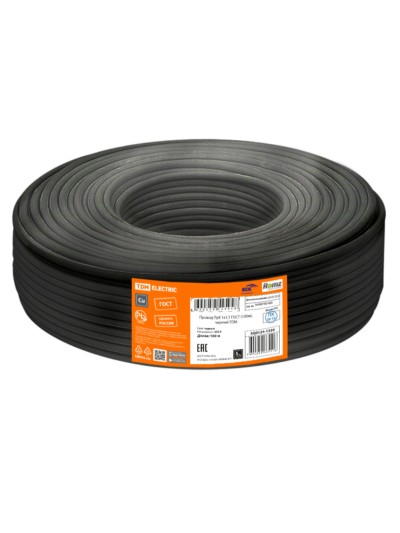 Провод ПуВ 1х1,5 ГОСТ (100м), черный TDM — изображение 3