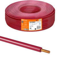 Провод ПуВ 1х1,5 ГОСТ (100м), красный TDM