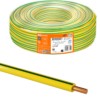 Провод ПуВ 1х4,0 ГОСТ (100м), желто-зеленый TDM