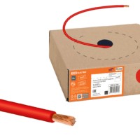 Провод ПуГВ 1х1,5 ГОСТ в коробке (100м), красный TDM
