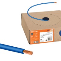 Провод ПуГВ 1х2,5 ГОСТ в коробке (100м), синий TDM