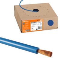 Провод ПуГВнг(А)-LS 1х0,75 ГОСТ в коробке (200м), синий TDM