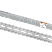 DIN-рейка алюминиевая усиленная 35х7,5х1,5х2000мм (перфорированная)TDM