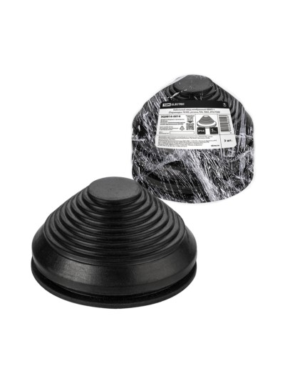 Кабельный ввод мембранный КВМП-1 (Пирамидка 70/60), резина, RA L9005, IP54 TDM