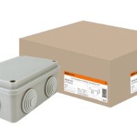 Коробка КМЭР ОП 120х80х50мм крышка IP55 6 вх. TDM SQ1401-0005