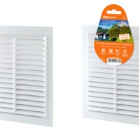 Решетка неразъемная с москитной сеткой, бел. 170х240 TDM