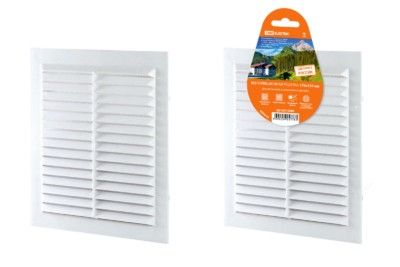 Решетка неразъемная с москитной сеткой, бел. 170х240 TDM