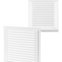 Решетка металл. 250х250, белая, с покрытием полимерной эмалью, TDM