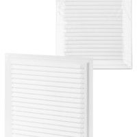 Решетка металл. 300х300, белая, с покрытием полимерной эмалью, TDM