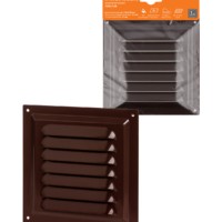 Решетка металл. 150х150, коричневая, с покрытием полимерной эмалью, TDM