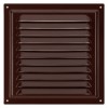 Решетка металл. 200х200, коричневая, с покрытием полимерной эмалью, TDM