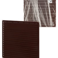 Решетка металл. усиленная 500х500, коричневая, с покрытием полимерной эмалью, TDM