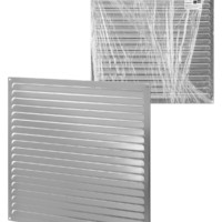 Решетка металл. усиленная 500х500, с оцинкованным покрытием, TDM