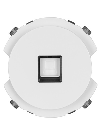 Розетка компьютерная RJ45 белая, "Байкал" TDM — изображение 3